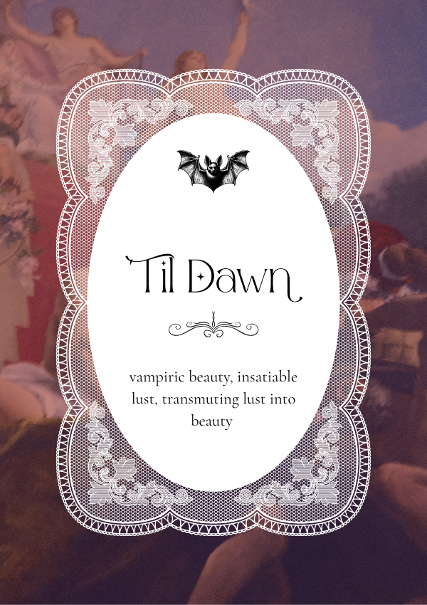 *Limited Time* ''Til Dawn' Vampiric Transmutation Spell Oil