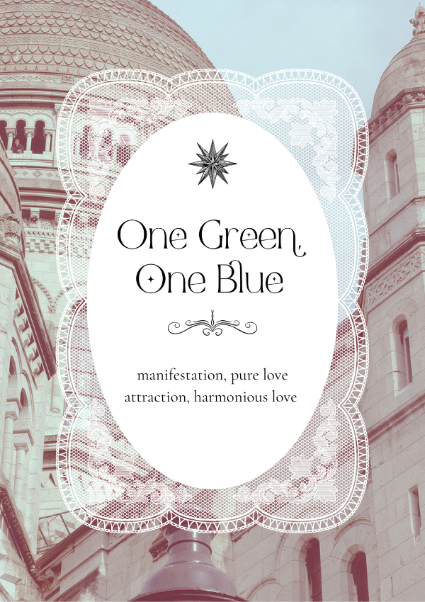 *Limited Time* 'One Green, One Blue' Romantic Manifestation Spell Oil