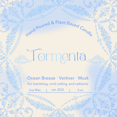 'Tormenta' Scented Spell Candle for Letting Go