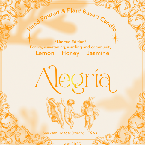 *Limited Time* 'Alegría' Scented Spell Candle for Joy