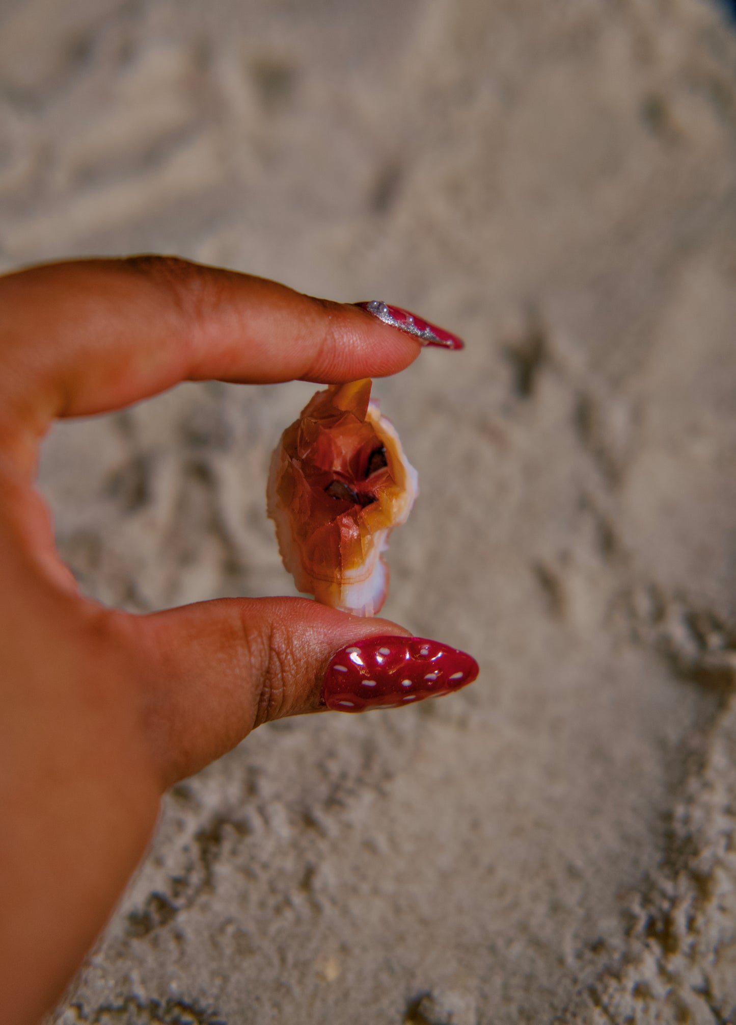 Raw Carnelian Crystal