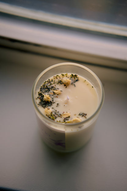 'Lunaría' Scented Spell Candle for Peace