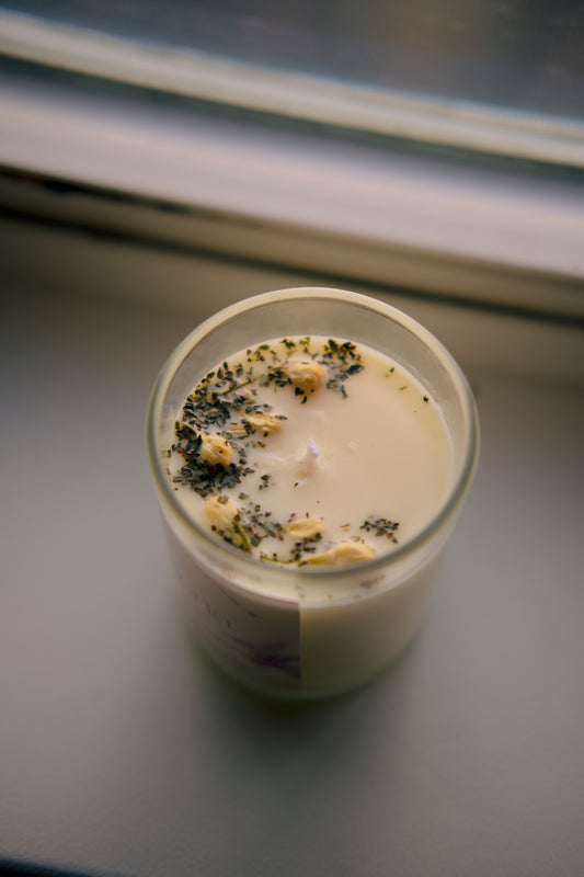 'Lunaría' Scented Spell Candle for Peace
