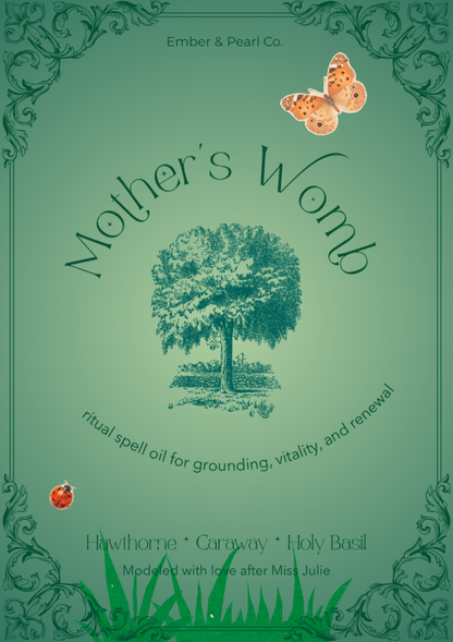 'Mother's Womb' Grounding Spell Oil