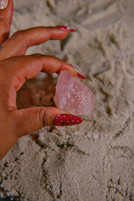 Raw Rose Quartz Crystal