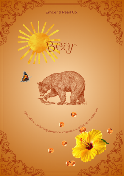 'Bear' Comforting Aura Spell Oil