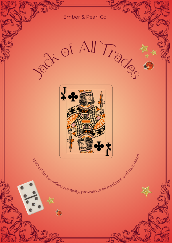 'Jack of All Trades' Artistic Prowess Spell Oil